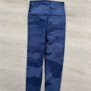 Blue Camouflage Leggings Aerie 7/8